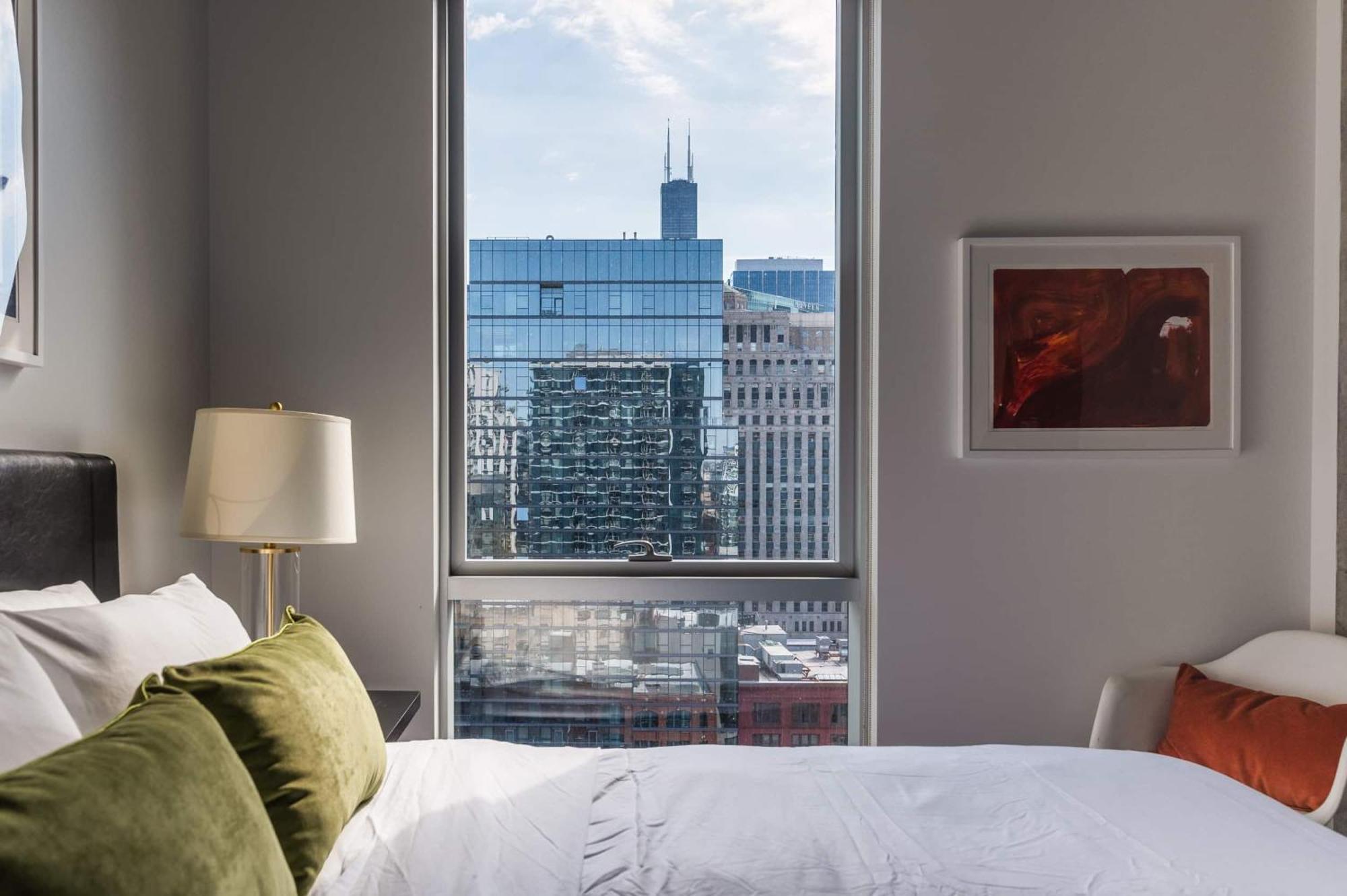 2Br Elegant Premium Suite With Balcony & Sweeping City Views Σικάγο Εξωτερικό φωτογραφία